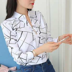 Women Blouse Office Casual Shirt