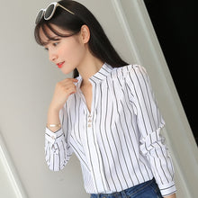 Load image into Gallery viewer, Women Blouse Office Casual Shirt