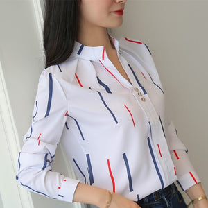 Women Blouse Office Casual Shirt