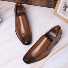 Load image into Gallery viewer, Men&#39;s Dress Shoes Fashion Elegant Formal  Men Slip On Office Oxford Shoes