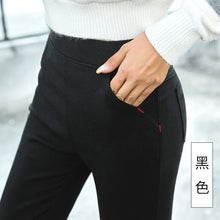 Load image into Gallery viewer, Jeans Women Velvet Fleeces Inside Thickening Denim High Waist Warm Female Jeans