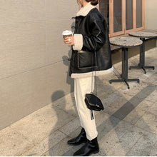 Load image into Gallery viewer, White Jeans Woman Loose Nine Ankle Denim Pants High Waist Jeans