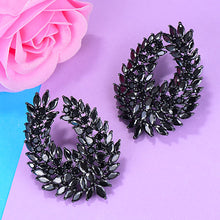 Load image into Gallery viewer, GODKI 41mm Luxury Popular Waterdrop Full Mirco Paved Cubic Zircon Naija Wedding Earring Fashion Jewelry