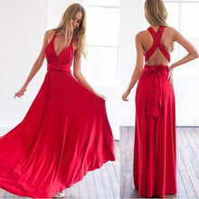 Load image into Gallery viewer, Sexy Long Bridesmaid Hollow Out Party Dress