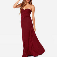 Load image into Gallery viewer, Sexy Long Bridesmaid Hollow Out Party Dress