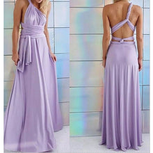 Load image into Gallery viewer, Sexy Long Bridesmaid Hollow Out Party Dress