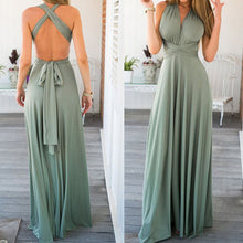 Load image into Gallery viewer, Sexy Long Bridesmaid Hollow Out Party Dress