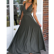 Load image into Gallery viewer, Sexy Long Bridesmaid Hollow Out Party Dress