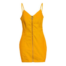 Load image into Gallery viewer, Summer Dress V-neck Cotton Party Dress