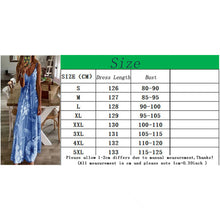 Load image into Gallery viewer, Women Vintage Floral Sleeveless Long Maxi Summer Beachwear Women Dress