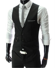 Load image into Gallery viewer, Dress Vests For Men Slim Fit Waistcoat