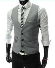 Load image into Gallery viewer, Dress Vests For Men Slim Fit Waistcoat