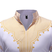 Load image into Gallery viewer, Print Embroidery Full Sleeve Tops Shirt for Man African Traditional