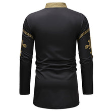 Load image into Gallery viewer, Print Embroidery Full Sleeve Tops Shirt for Man African Traditional