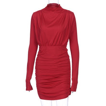 Load image into Gallery viewer, Long Sleeve Mini Party Dress for Women