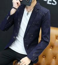Load image into Gallery viewer, Men&#39;s Casual Collar Blazers Slim Print Blazers