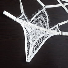 Load image into Gallery viewer, Women Lace Sexy Lingerie Hollow Erotic Sets Babydolls Sexy Underwear Porno Corset Lenceria+G-String Sex Costumes Plus Size S-3XL