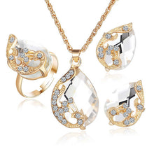 Load image into Gallery viewer, Fashion black jewelry sets For Women Necklace Earrings