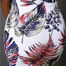 Load image into Gallery viewer, Women Summer Sleeveless Dresss New Floral Printed Strapless Bodycon Party Cocktail Mini Dress