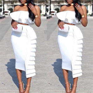 Women Pencil Skirt High Waist Slim Mini Solid Modest Classy Hip Elegant Fashion