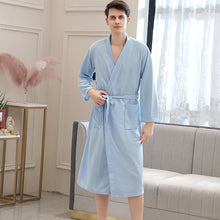 Load image into Gallery viewer, Kimono Sexy Men Summer Waffle Bathrobe and Lounge Wear