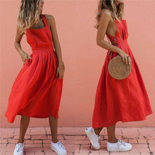 Load image into Gallery viewer, Backless Long Maxi Party Beachwear Sundress for Women