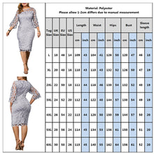 Load image into Gallery viewer, Women Transparent Sleeve Autumn Knee Length Party Women Dress