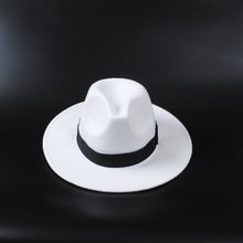 Load image into Gallery viewer, Winter Fedoras Hat Men Felt Classic Jazz Hats Floppy Women Casual Fedora Panama Cap for White Party