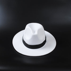 Winter Fedoras Hat Men Felt Classic Jazz Hats Floppy Women Casual Fedora Panama Cap for White Party