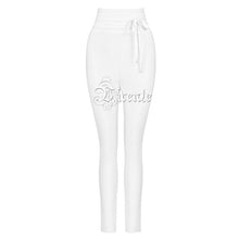 Load image into Gallery viewer, HOT 2020 Bandage Pant Fashion Celebrity Pant Lace Up High Waist Celebrity Party Leggings Bandage Pants