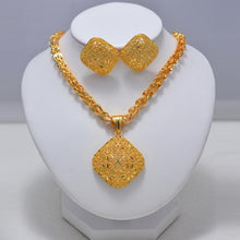 Load image into Gallery viewer, Jewelry Sets for Women Gold Color Ethiopian Pendant Necklaces Earrings Middle Eastern Arab African Wedding Jewelry