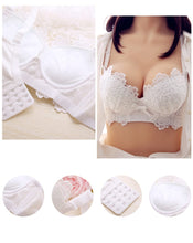 Load image into Gallery viewer, Push Up Bra Set Sexy Lingerie Underwear Women Panties And Bralette Underclothes Female Underwear  Embroidery Cotton Bralet Set