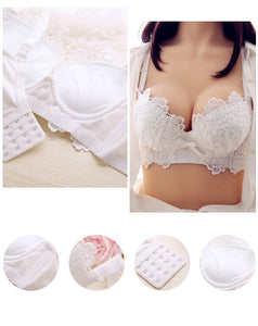 Push Up Bra Set Sexy Lingerie Underwear Women Panties And Bralette Underclothes Female Underwear  Embroidery Cotton Bralet Set