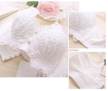 Load image into Gallery viewer, Push Up Bra Set Sexy Lingerie Underwear Women Panties And Bralette Underclothes Female Underwear  Embroidery Cotton Bralet Set