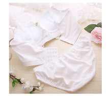 Load image into Gallery viewer, Push Up Bra Set Sexy Lingerie Underwear Women Panties And Bralette Underclothes Female Underwear  Embroidery Cotton Bralet Set