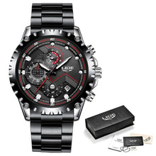 Load image into Gallery viewer, Men Watches Top Luxury Brand Fashion Sport Waterproof Chronograph Stainless Steel Wristwatch