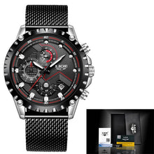 Load image into Gallery viewer, Men Watches Top Luxury Brand Fashion Sport Waterproof Chronograph Stainless Steel Wristwatch