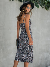 Load image into Gallery viewer, Lossky Cotton Dress Women Printed Summer Slip Sundress Sexy Backless V Neck Sleeveless Slit Boho Nice Beach Clothes 2020 Elegant