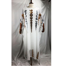 Load image into Gallery viewer, Exquisite Loose Design 2-piece Chiffon Long sleeve Dashiki Dress