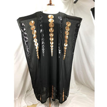 Load image into Gallery viewer, Exquisite Loose Design 2-piece Chiffon Long sleeve Dashiki Dress