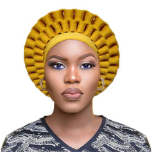 Load image into Gallery viewer, Women turban African head wraps fashion design head tie