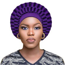 Load image into Gallery viewer, Women turban African head wraps fashion design head tie