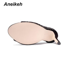 Load image into Gallery viewer, Crystal High Heels Brand Sexy Gladiator High Heels Shoes