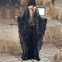 Load image into Gallery viewer, New Lace Chiffon Kimono Cover Up Wrap Mesh Long Dress