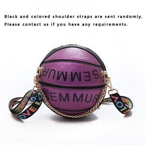 Handbags Women Bags Letter Chain Basketball Bag Purse Female Shoulder Messenger Clutch Bag