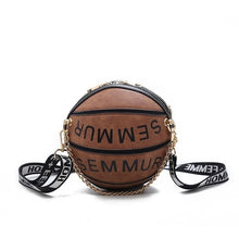 Load image into Gallery viewer, Handbags Women Bags Letter Chain Basketball Bag Purse Female Shoulder Messenger Clutch Bag