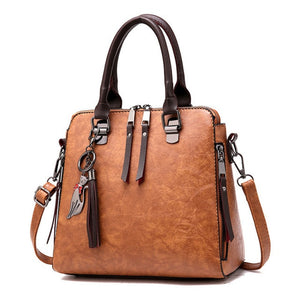 Luxury Leather Women's Purse and Handbags Designer Sac Top-Handle Female Shoulder Bag 4pcs