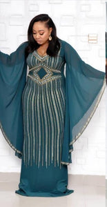 new elegent fashion style african women plus size long dress L-XXL