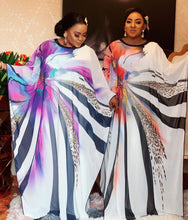 Load image into Gallery viewer, 2 Piece Set African Dresses For Women Africa Clothing Muslim Long Dress Length Fashion African Dress For Lady