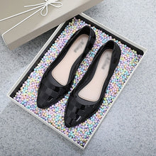 Load image into Gallery viewer, Spring Summer Women Pointed Toe Pumps Mid Heels Slip On Wedge Shoes